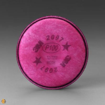 3M 2097 P100 Particulate Filter with Nuisance Level Organic Vapor Relief Particulate Filter