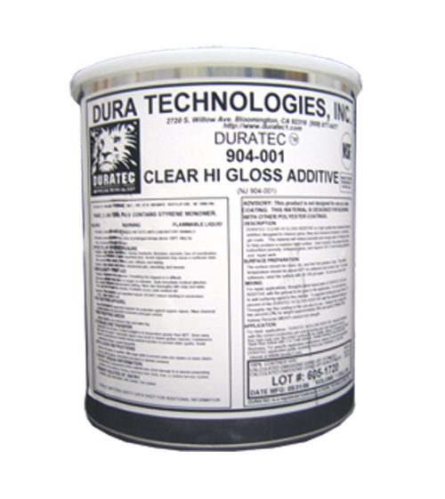 Duratec Clear Hi Gloss Additive For Gelcoats